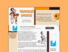 Tablet Screenshot of momsbuzz.com